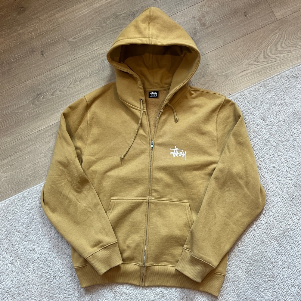 Stussy Honey Mustard Zip Hoodie